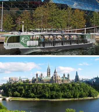 Canal Rideau et Explore Ottawa